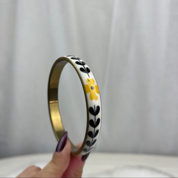 🚫SOLD🚫 NWOT Golden Yellow Flower Retro Bangle - Picture 13 of 16